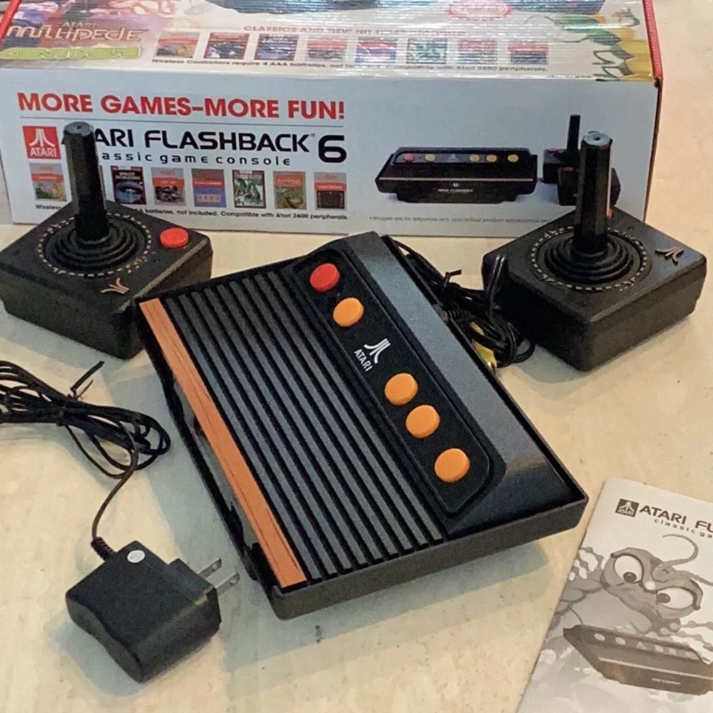 Atari Flashback 6 Classic Game Console With 100 Games Built In